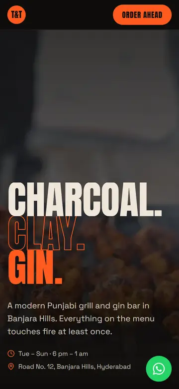 The Bold layout on a phone